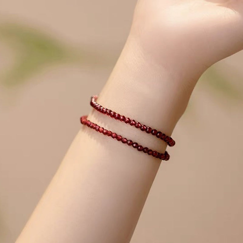 Eternal Love - Garnet Gemstone Bracelet - image 1