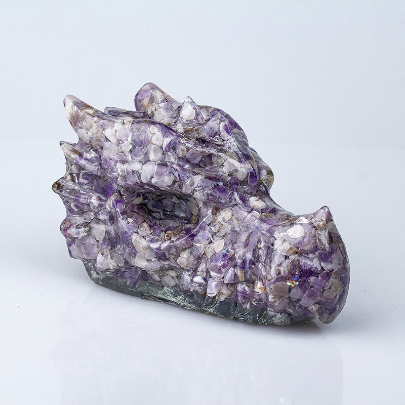 Olivenorma Crystal Epoxy Faucet 1kg Ornament Gemstone Decoration - Charoite - image 37