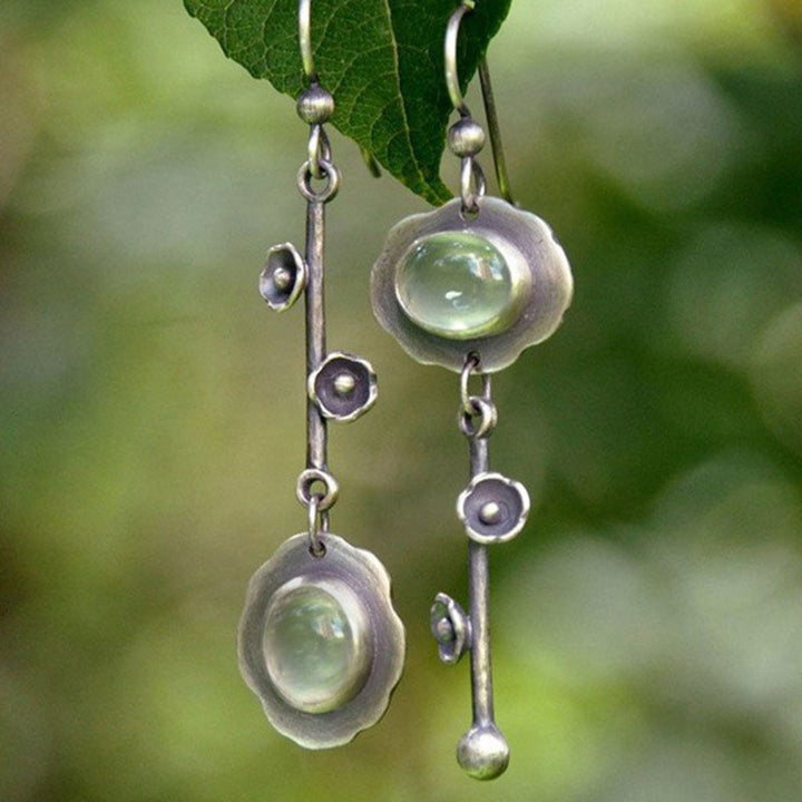 Olivenorma Retro Crystal Purification Earrings - Peridot - image 4