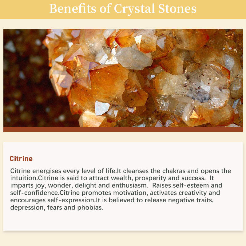 Rich Stone - Citrine Prosperity Gemstone Bracelet - image 7