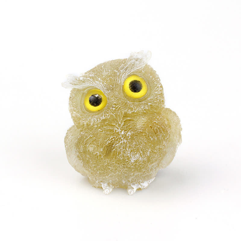 FREE Today: Natural Crystal Owl Healing Gemstone Decoration - Citrine - image 39