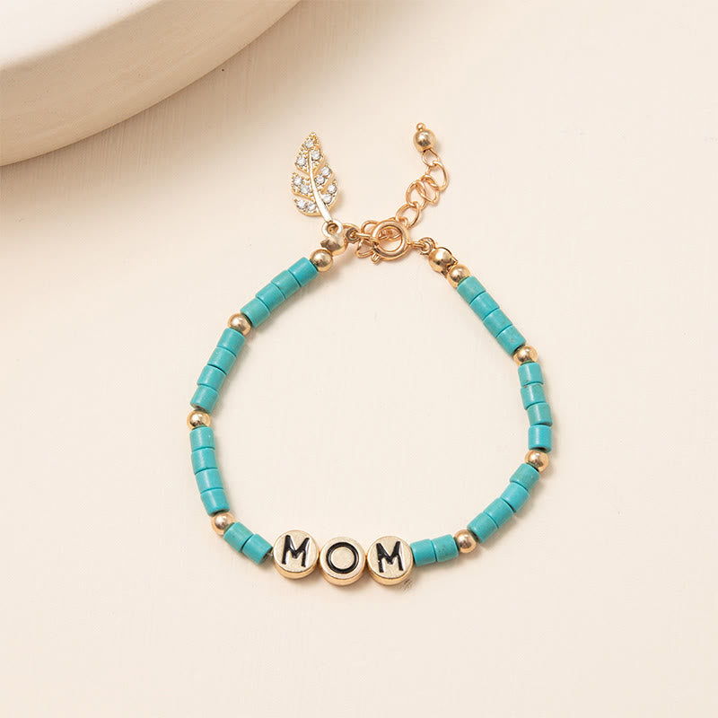 Olivenorma "For Mom"- Green Aventurine Wealth Bracelet - Turquoise - image 5
