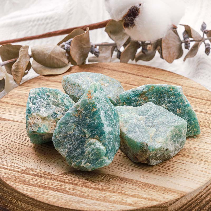 Olivenorma Amazonite Natural Raw Stone Stone - image 2