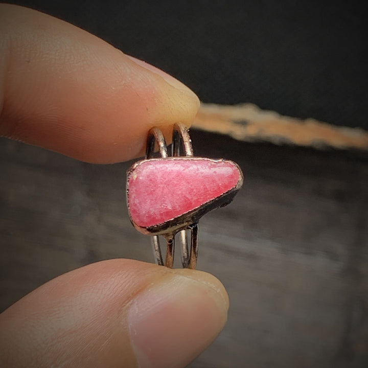 Olivenorma Natural Irregular Raw Stone Twelve Birthstone Adjustable Ring - image 44