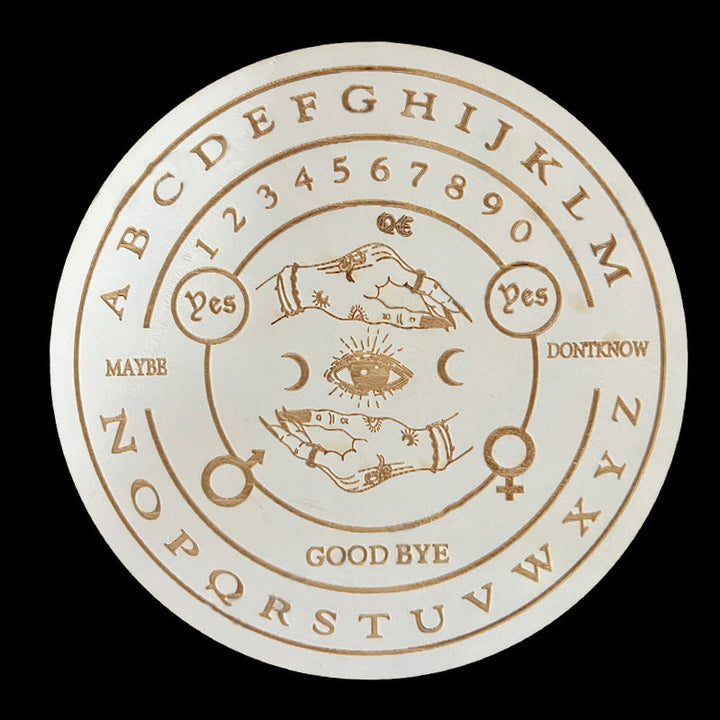 Olivenorma The Wooden Divination Pendulum Game Tarot Card - White - Evil Eye & Moon - image 27