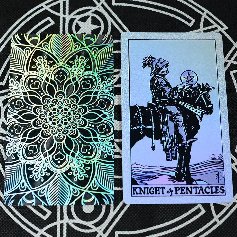 Olivenorma Bronzing Gold Foil Laser Bright Tarot Deck Cards - image 16