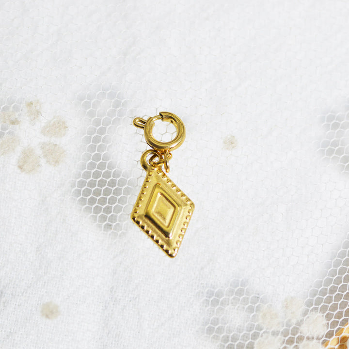 Olivenorma Geometric Round Or Water Drop Crystal Gold Pendant Necklace - Rhombus #2 - Necklace #5 - image 33