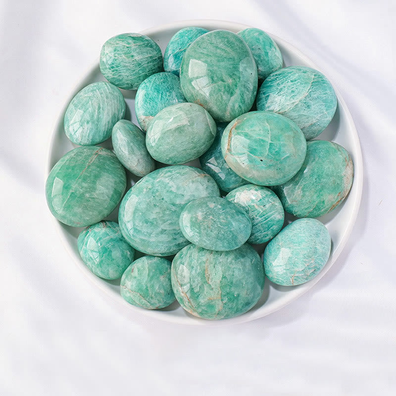 Olivenorma Amazonite Polished Natural Stone - 4-5cm - image 0