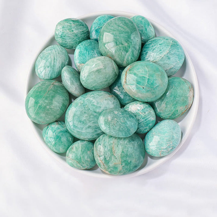Olivenorma Amazonite Polished Natural Stone - 4-5cm - image 0