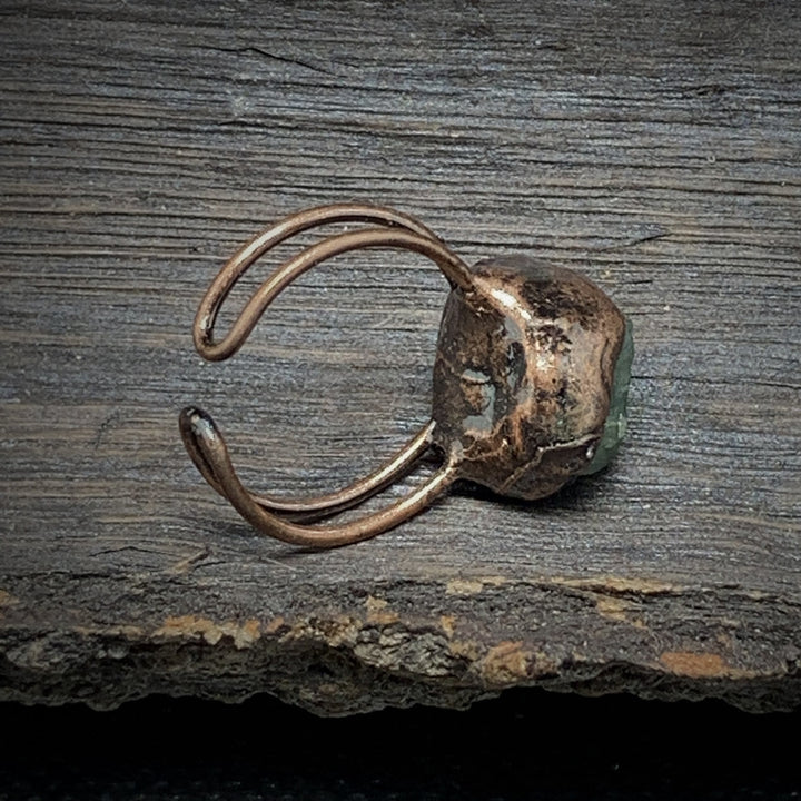 Olivenorma Natural Irregular Raw Stone Twelve Birthstone Adjustable Ring - image 52