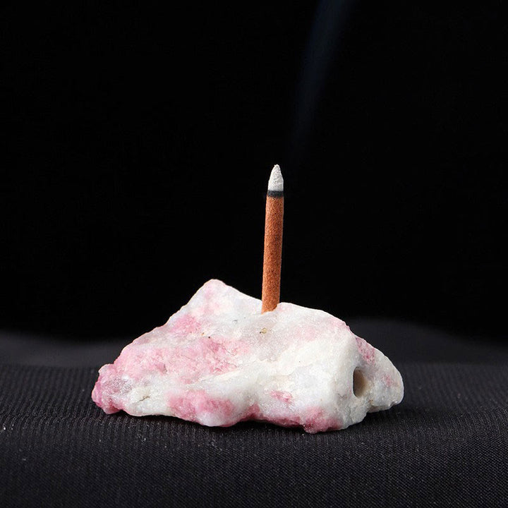 Olivenorma Crystal Raw Stone Incense Stick Holder Gemstone Decoration - image 44