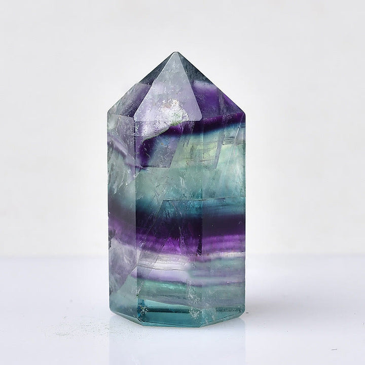 Olivenorma Rainbow Fluorite Crystal Spike Wands - image 2