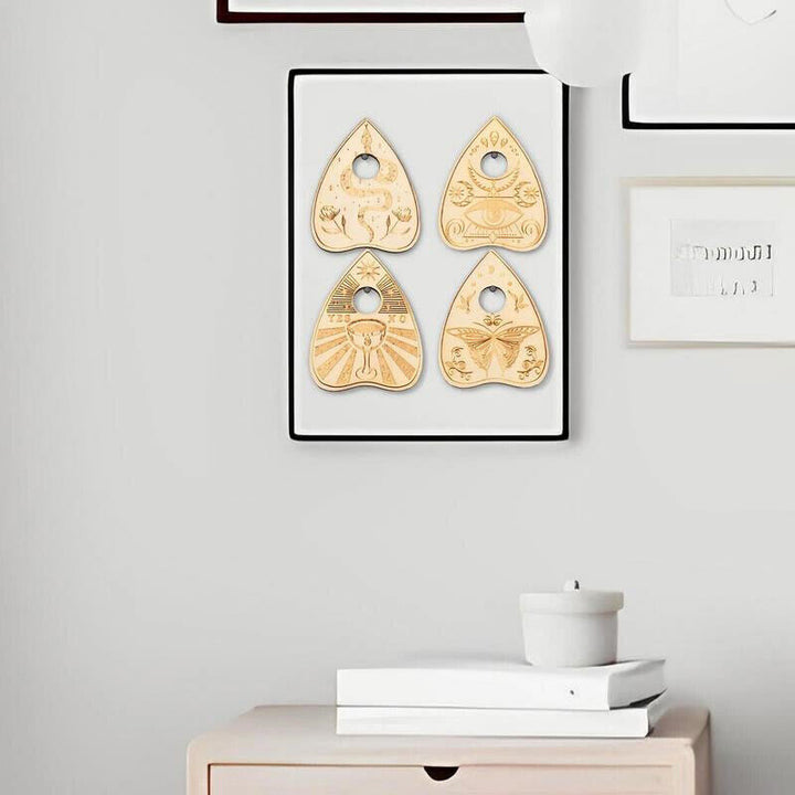 Olivenorma 4Pcs Crystal Ball Board Wooden Crystal Shelf - image 12
