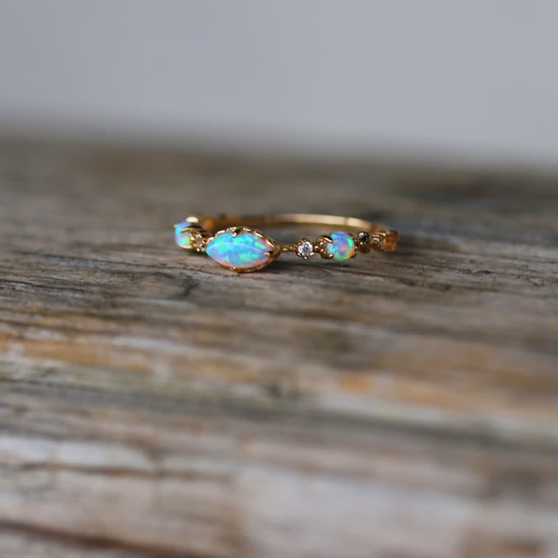 Olivenorma ”Love and Sincerity" - Opal Reki Vintage Ring - image 4