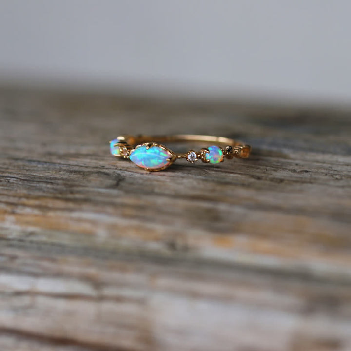 Olivenorma ”Love and Sincerity" - Opal Reki Vintage Ring - image 4