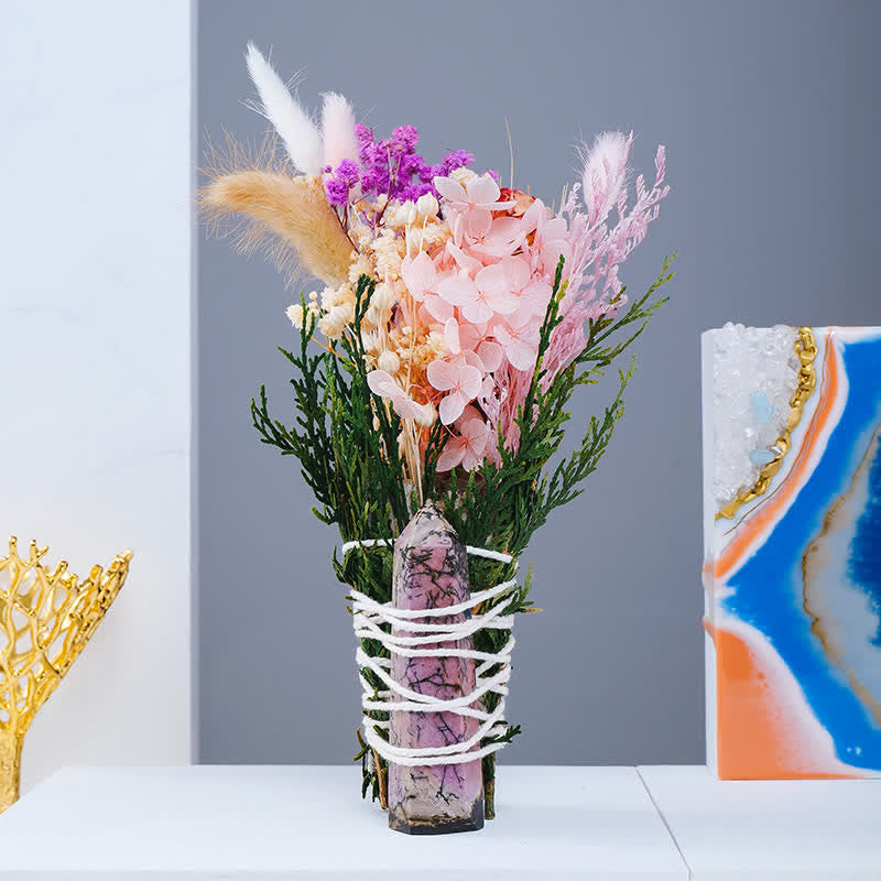 Olivenorma Witch's Bouquets Healing Crystal Wands - Rhodonite - image 0