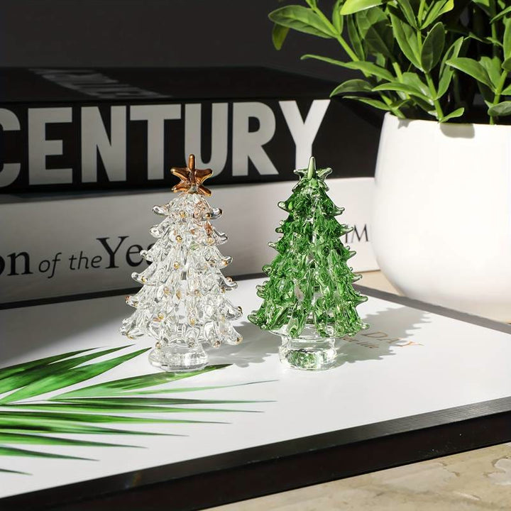 Olivenorma Crystal Glass Christmas Tree Home Gemstone Decoration - image 5