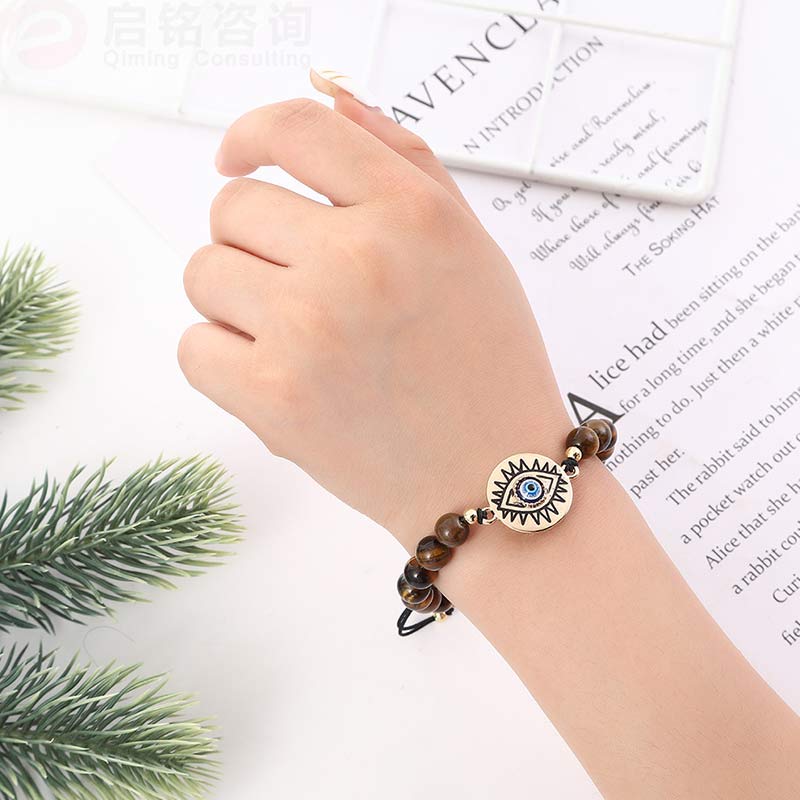 Tiger Eye Evil Eye Protection Bracelet - image 3