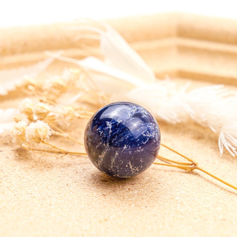 Olivenorma Sapphire Healing And Peace Crystal Sphere - image 3