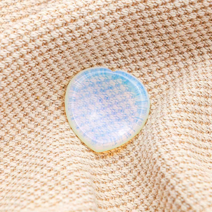 Olivenorma Opalite Healing Heart Worry Stone - image 5