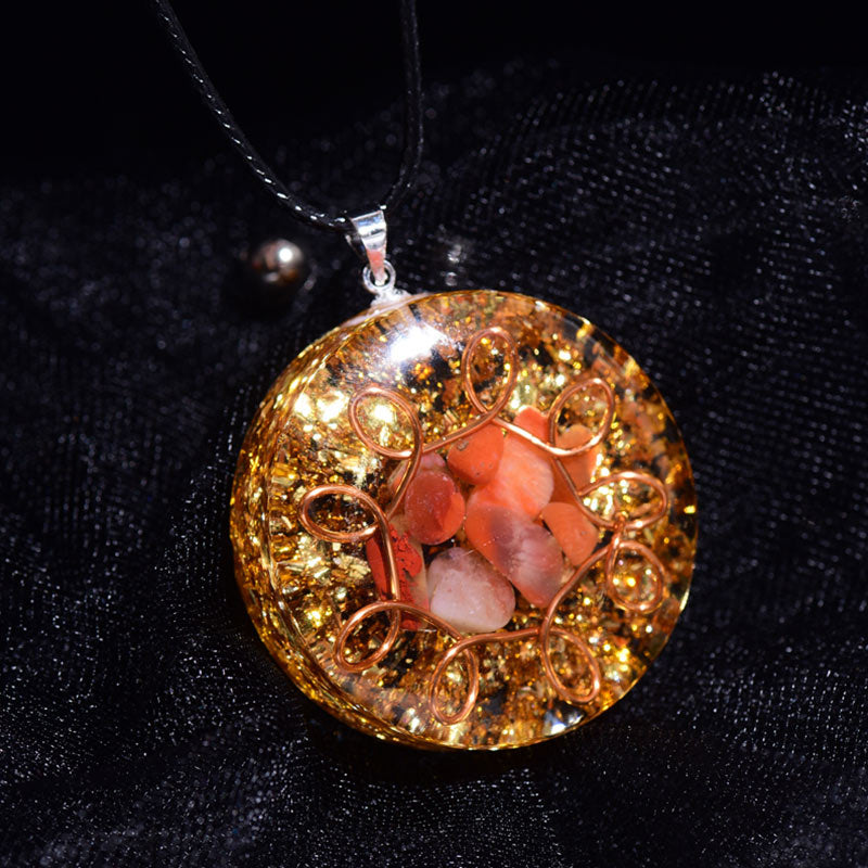 Olivenorma Red Agate Healing Necklace - image 4