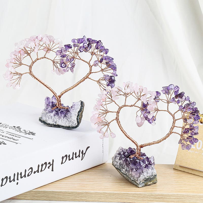 Natural Crystal Stone Love Feng Shui Tree - image 10