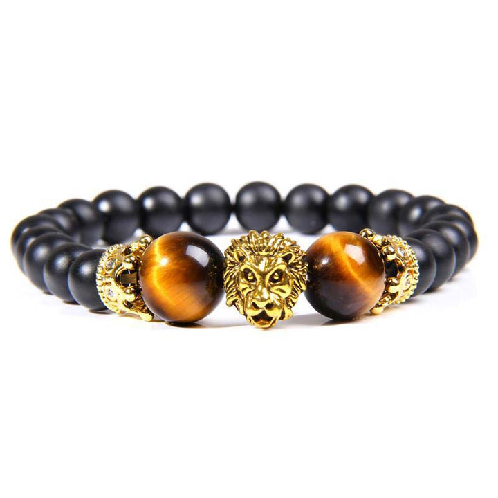 Olivenorma Natural Crystal Stone Lion Symbol Bracelet - image 6