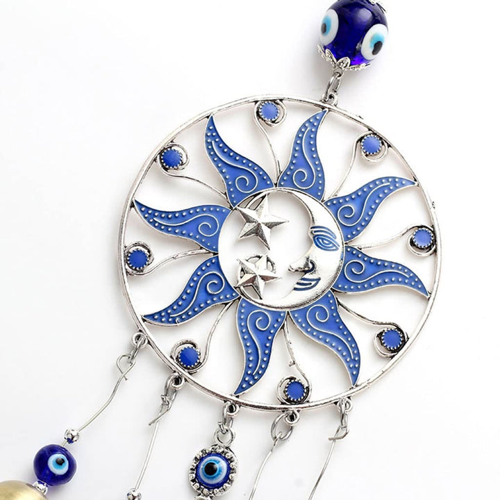 Olivenorma Evil Eye Sun Moon Wind Chime Ornament - image 2