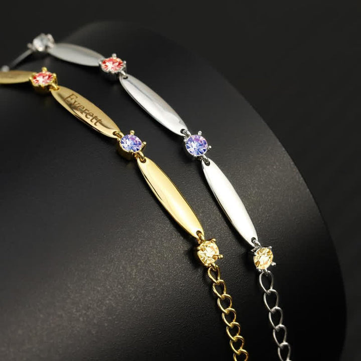 Olivenorma Family Names and Birthstones Bracelet - image 6
