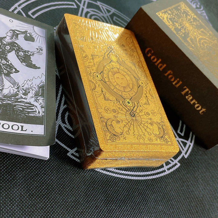 Olivenorma Bronzing Golden Sun Classic Tarot Cards - image 3