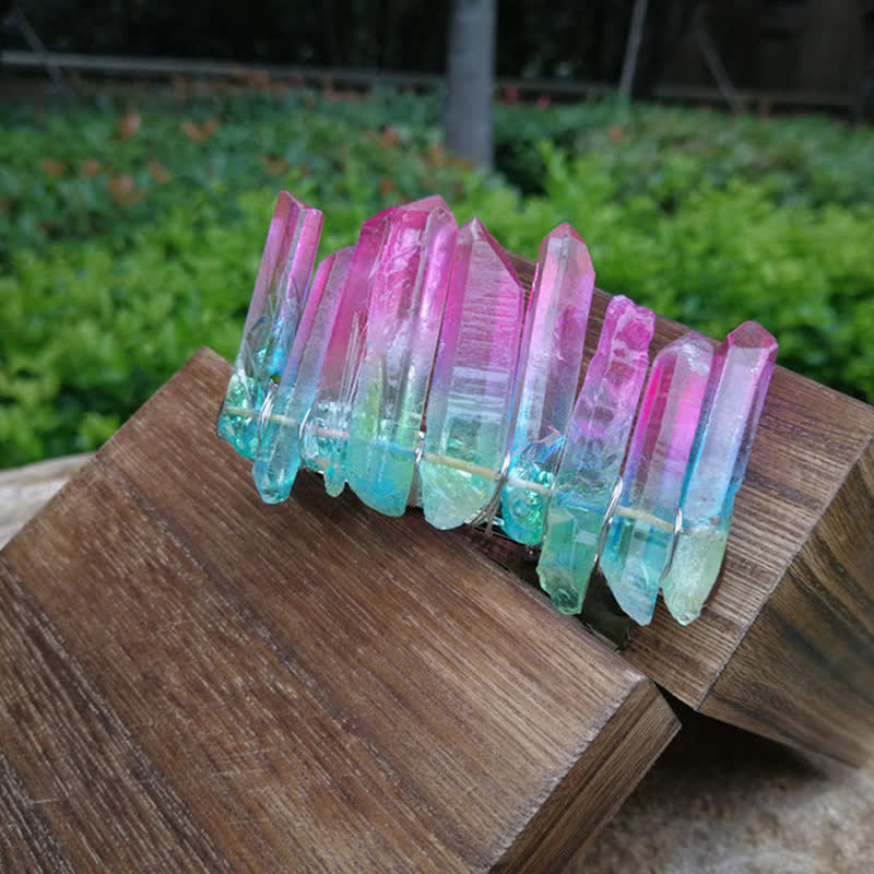 Bohemia Colourful Crystal Spring Hairpin - Fluorite - image 10