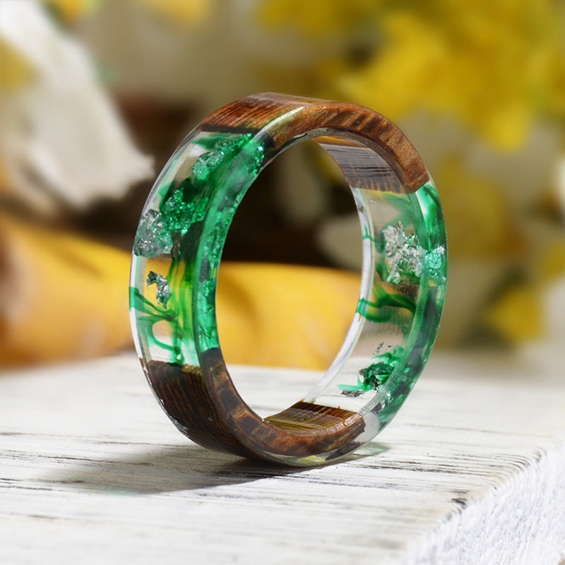Olivenorma Intellectual & Optimistic - Handmade Wood Ring - image 26