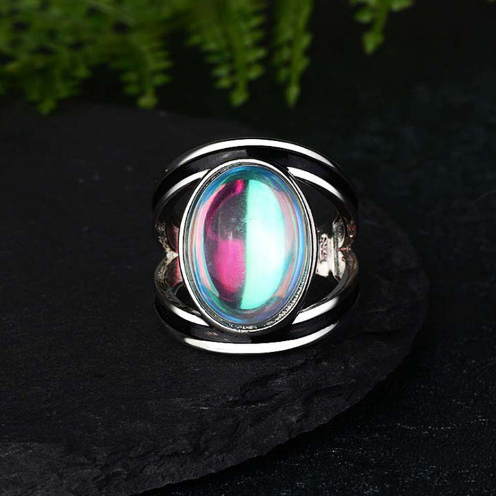 Olivenorma Pure Colorful Moonstone Orgone Ring - image 2