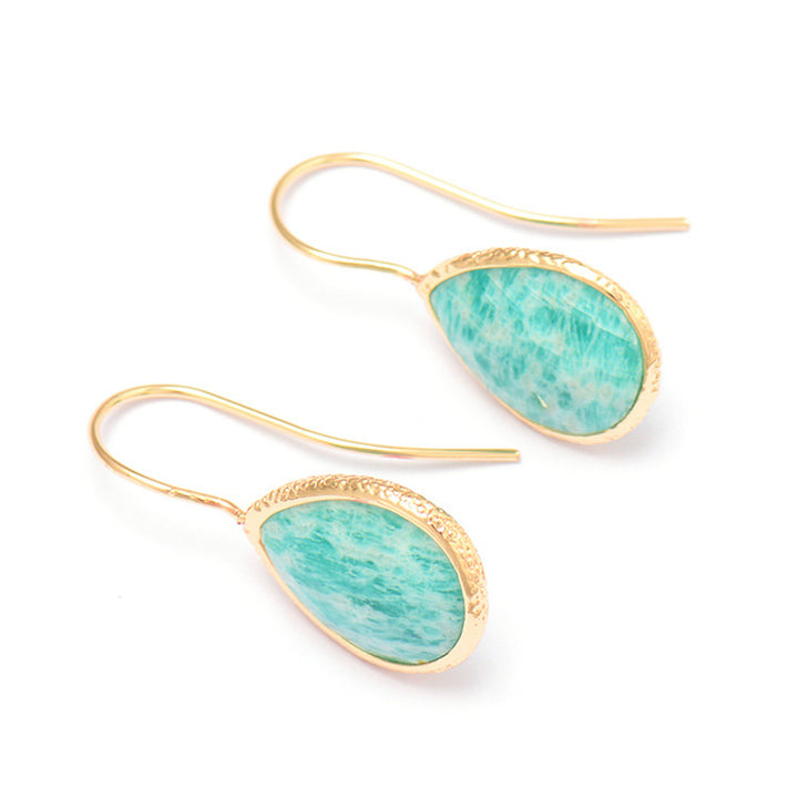 Amazonite Lapis Lazuli Elegant Orgone Earrings - image 2