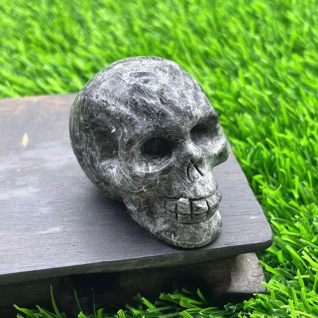 Olivenorma 5cm Carved Natural Crystal Skull Gemstone Decoration - image 33