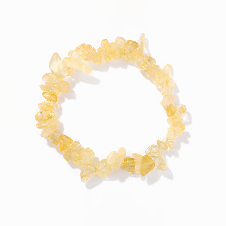 Olivenorma Colorful Natural Irregular Gravel Bracelet - Citrine - image 38