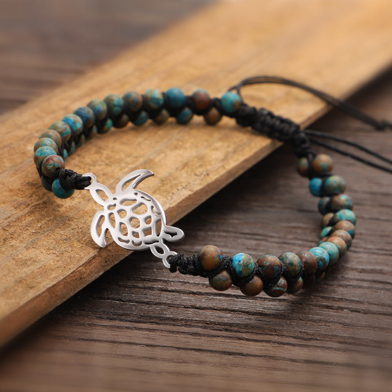 Natural Stone Turtle Bracelet - image 17