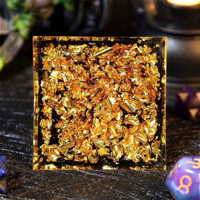 Olivenorma Amethyst Ball Obsidian Gravel Zodiac Taurus Orgone Pyramid - image 4