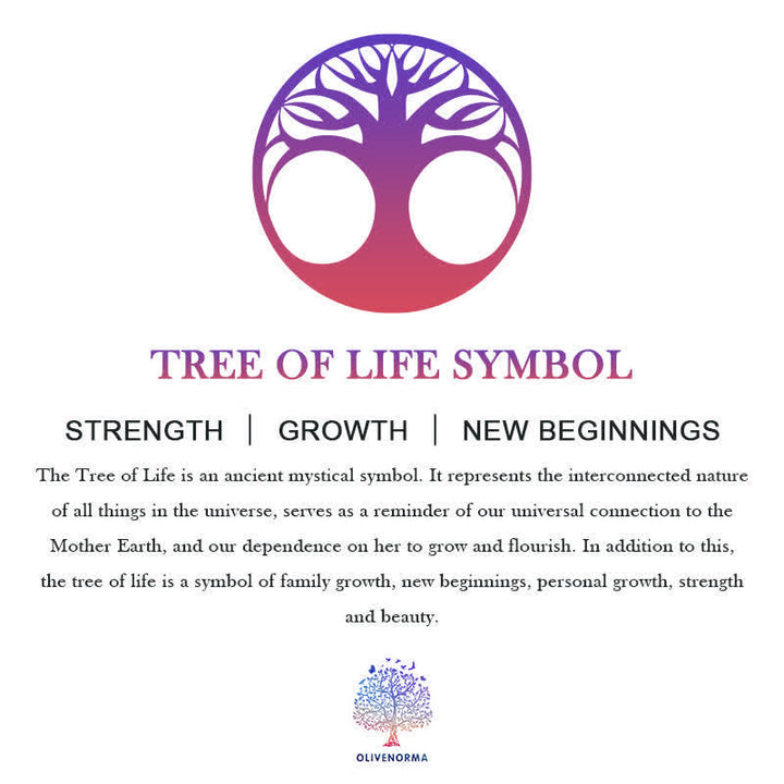 Olivenorma Garnet Metal Granules Tree Of Life Orgone Pyramid - image 5