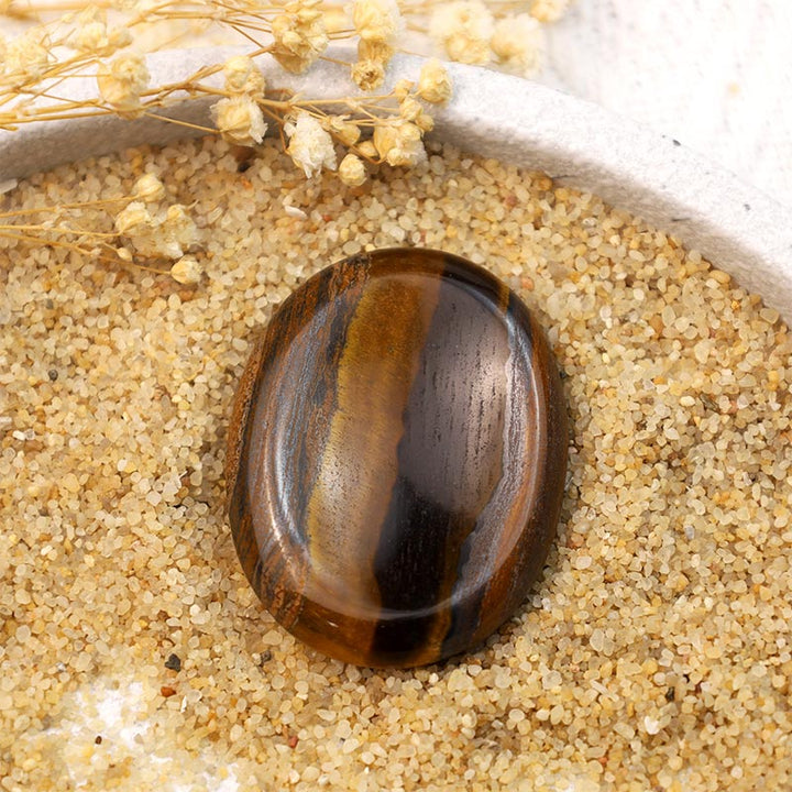 Olivenorma Tiger Eye Protection Thumb Worry Stone - image 3