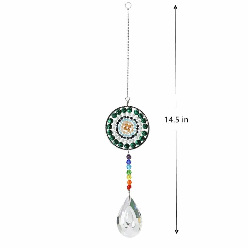 Olivenorma Crystal Suncatchers Handmade Chakra Wind Chime - image 5
