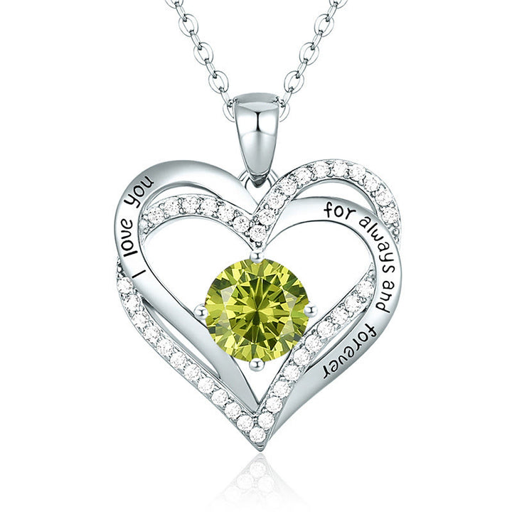 FREE Today: "I Love You Always and Forever" – Forever Love Birthstone Heart Necklace - image 20