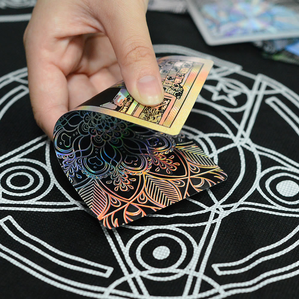 Olivenorma Bronzing Gold Foil Laser Bright Tarot Deck Cards - image 13