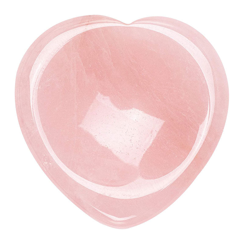 Olivenorma Rose Quartz Heart Thumb Worry Stone - image 4