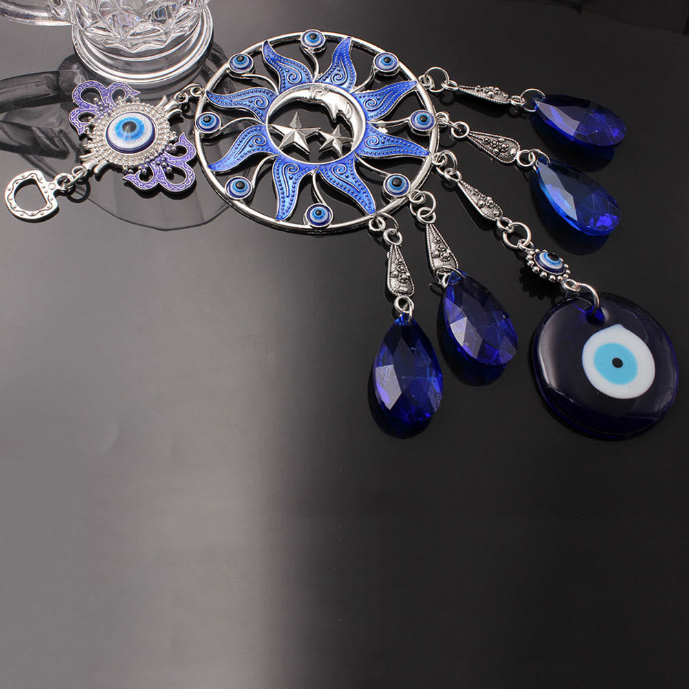 Olivenorma Evil Eye Wind Chime Dream Catcher Wall Decor - image 4