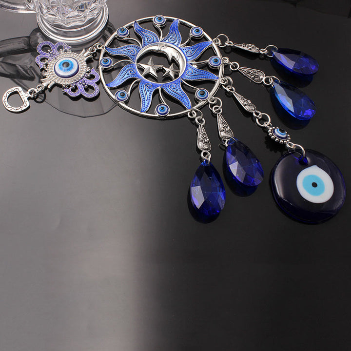 Olivenorma Evil Eye Wind Chime Dream Catcher Wall Decor - image 4