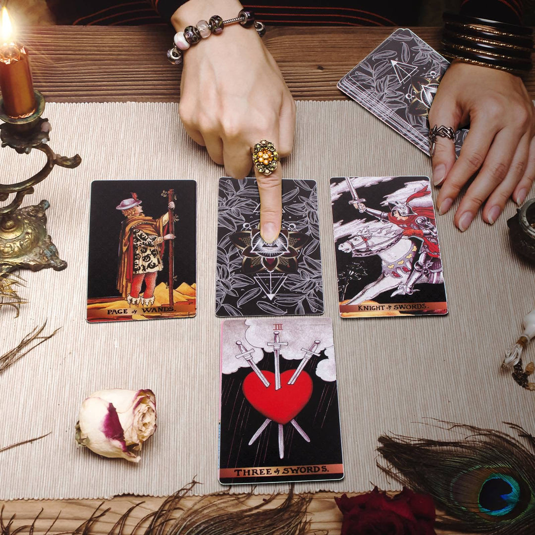 Olivenorma Black Triangle Evil Eye Tarot Deck Cards - image 2