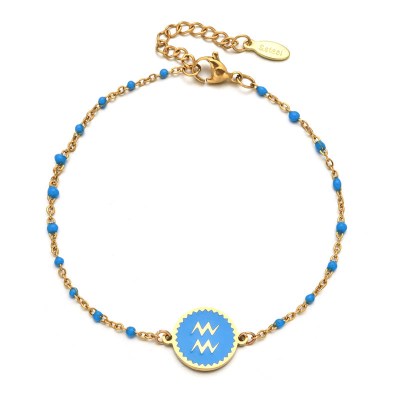 Olivenorma Creative Zodiac Bracelet  - Aquarius - image 12