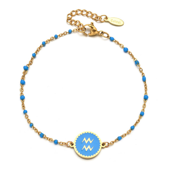 Olivenorma Creative Zodiac Bracelet  - Aquarius - image 12