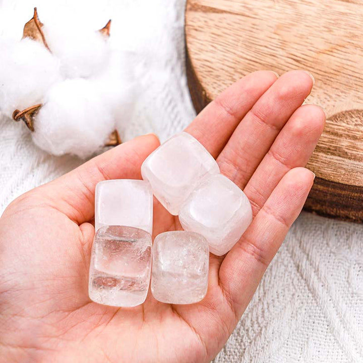 Olivenorma Clear Quartz Pure Crystal Cube - image 1